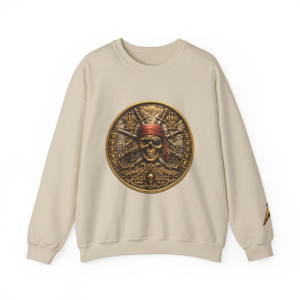 Pirate Skull Coin Crewneck Sweatshirt