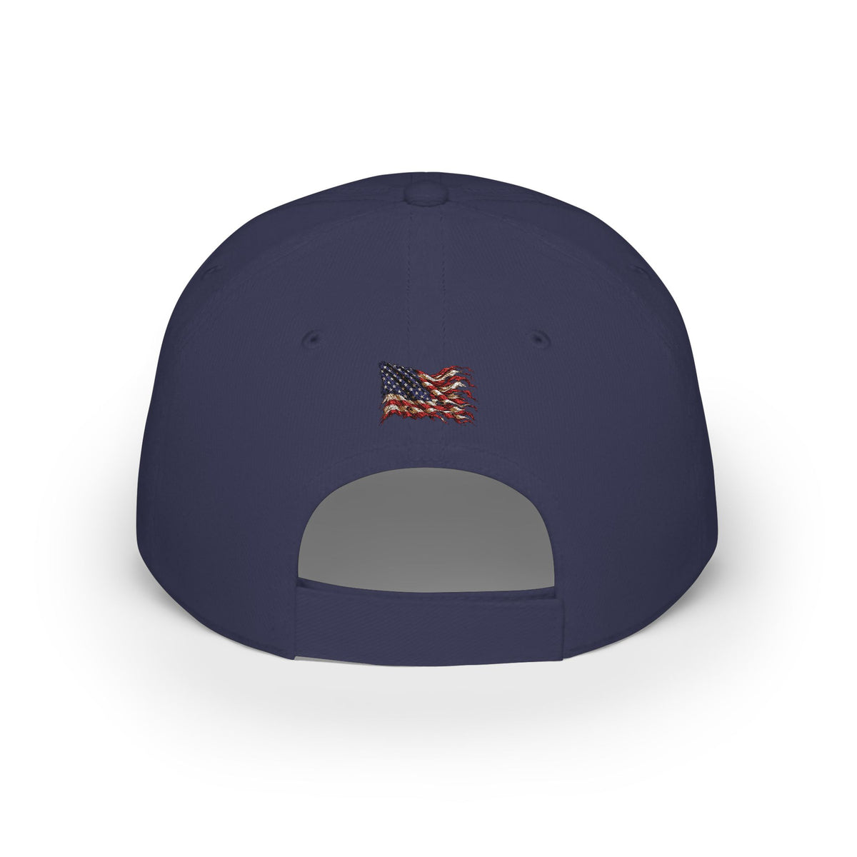 Broke & Retired Low Profile Baseball Cap – Funny Retirement Hat with American Flag Accent