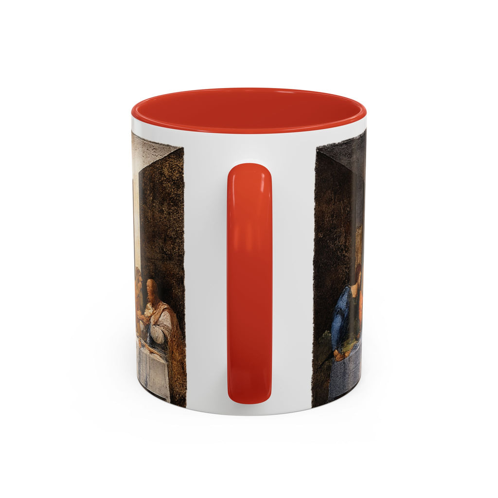Last Supper Accent Coffee Mug — Religious Art Ceramic Coffee Cup (11/15oz)