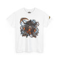 Horror Kraken Skull Tee — Fiery Octopus Monster Graphic T‑Shirt