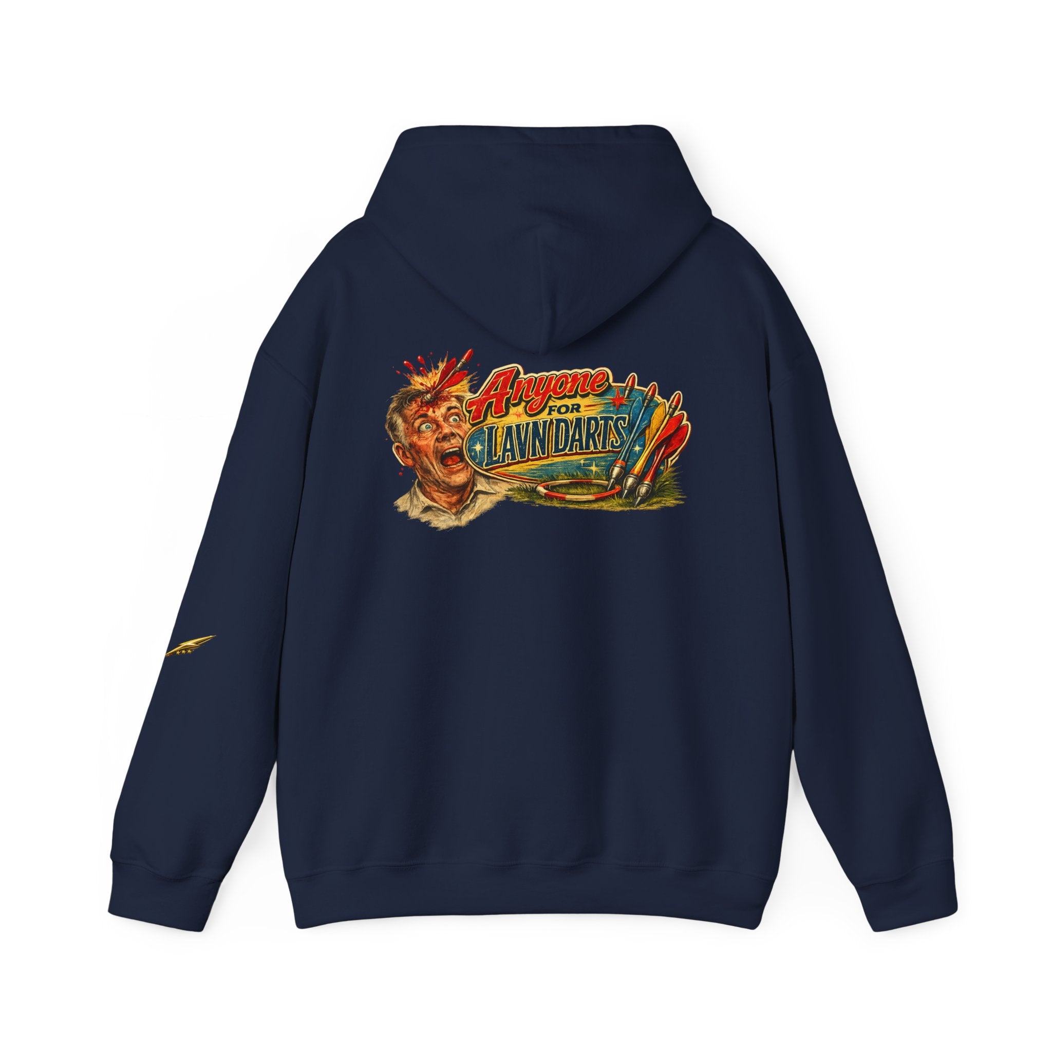 Hoodie - Awesome Lawn Darts Vintage Graphic Hoodie