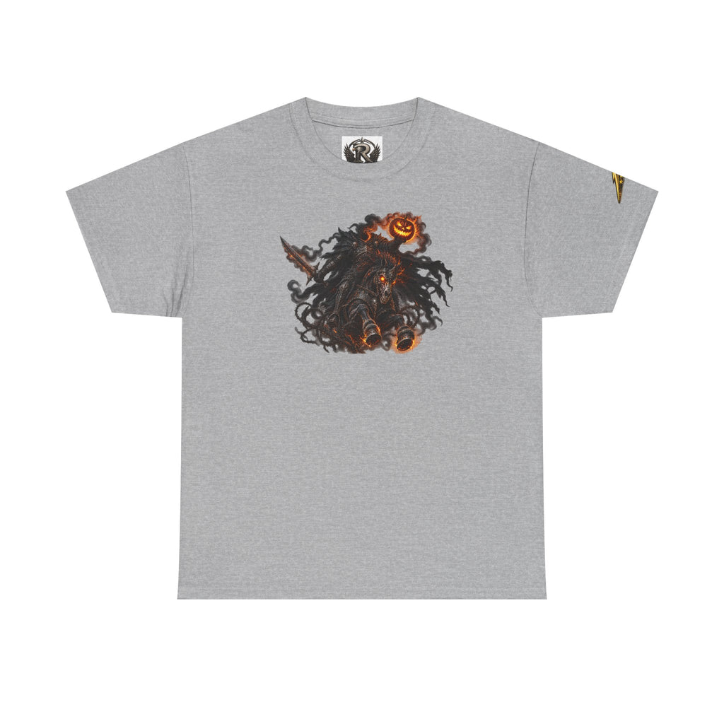 T-Shirt — Gothic Pumpkin Skull Graphic Tee (Halloween Horror Vibe)