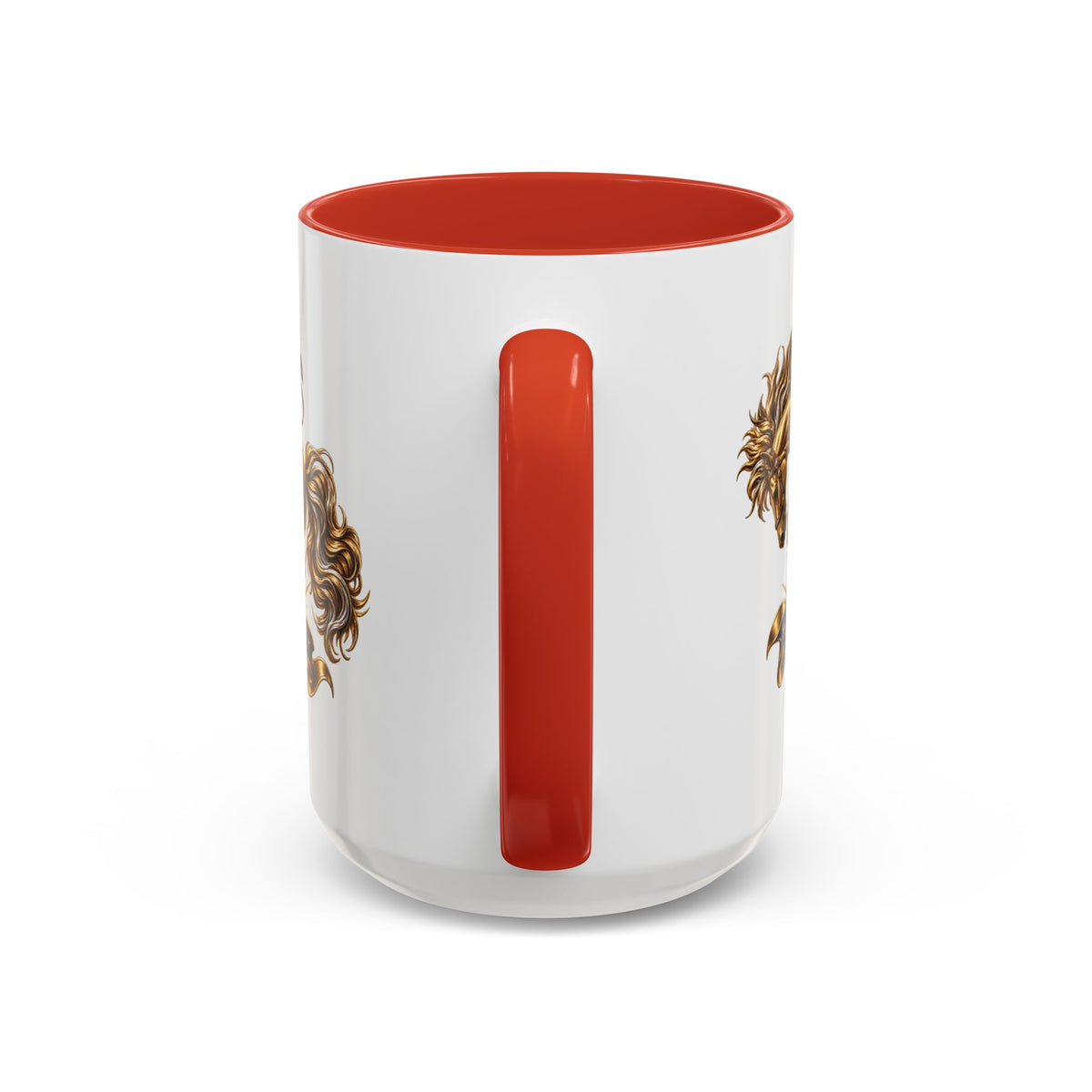 In God We Trust Golden Horse Accent Coffee Mug
