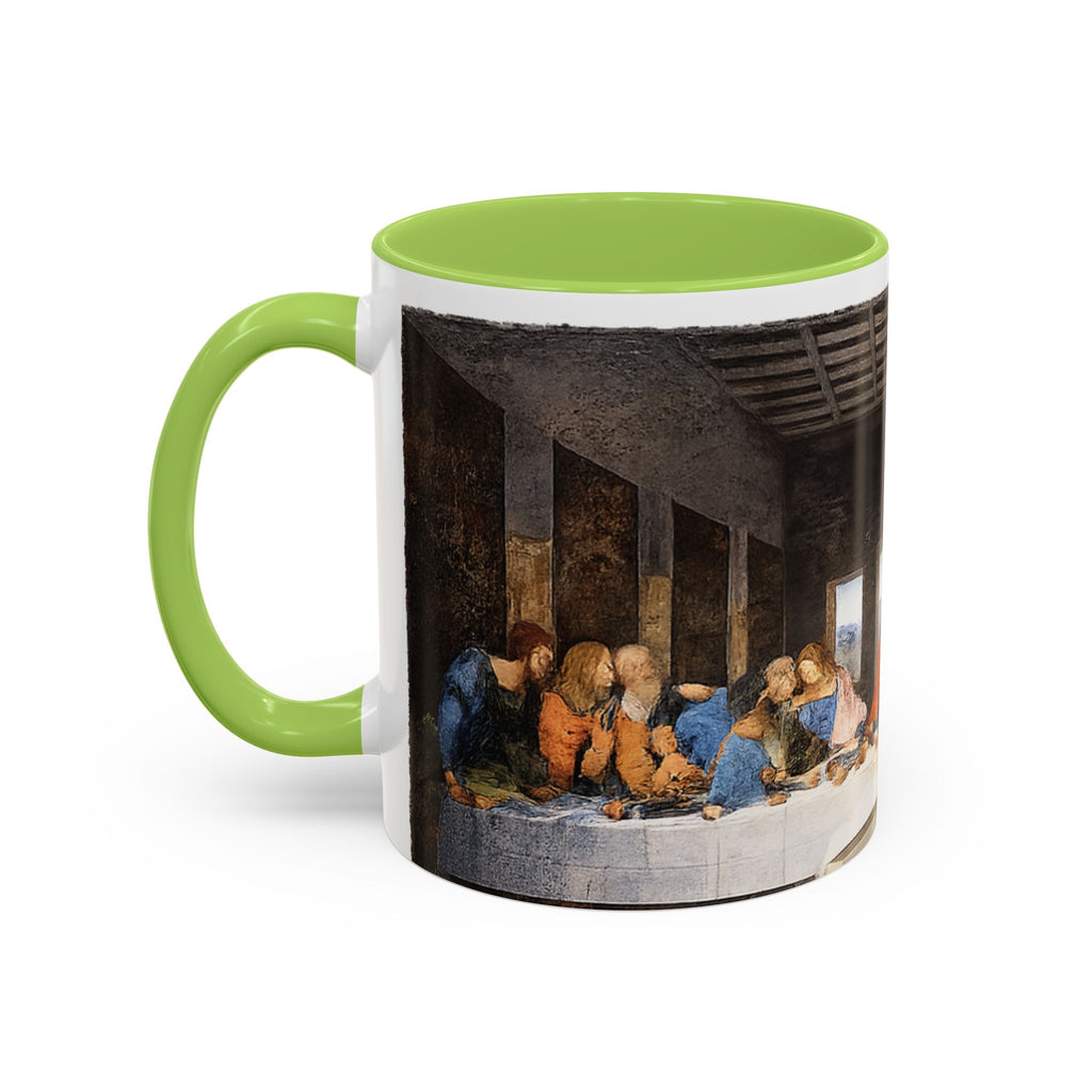 Last Supper Accent Coffee Mug — Religious Art Ceramic Coffee Cup (11/15oz)