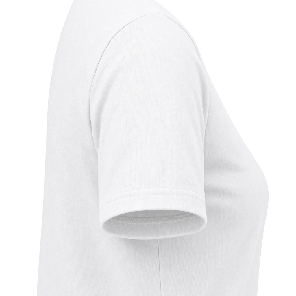 Women's Softstyle Tee — 'Eyes Up Here' Minimal Graphic Shirt