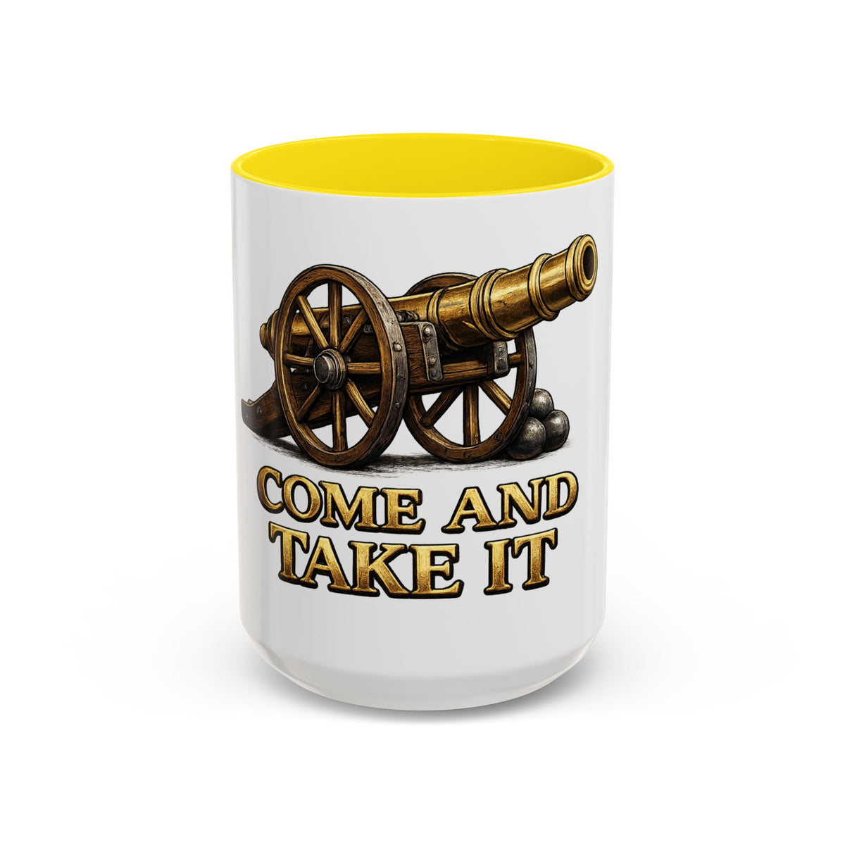 Come and Take It Coffee Mug - Cannon Graphic Patriotic Tea Cup