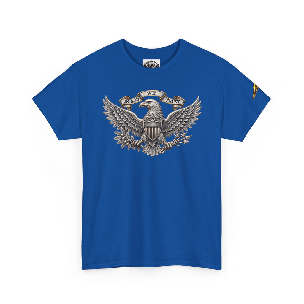 Patriotic Eagle Graphic Tee – American Shield Front & Back T‑Shirt