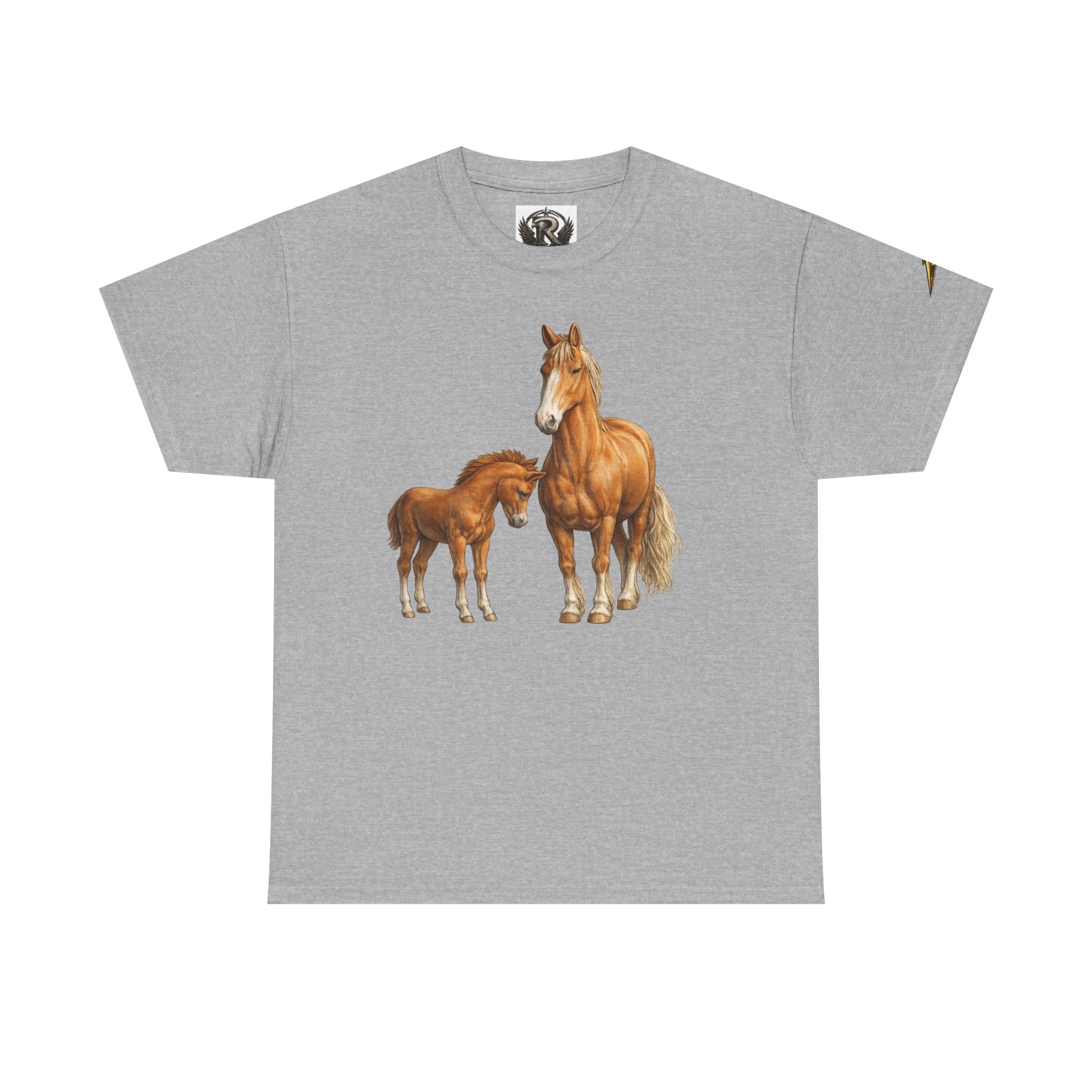 Horse & Foal Illustration T-Shirt