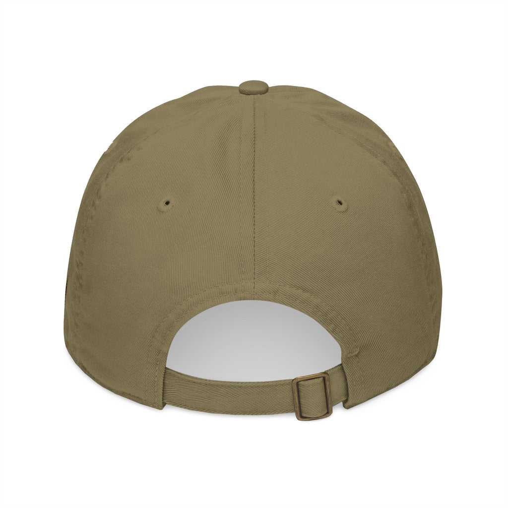 Embroidered Shield Baseball Cap – Organic Cotton, Vintage Crest Design