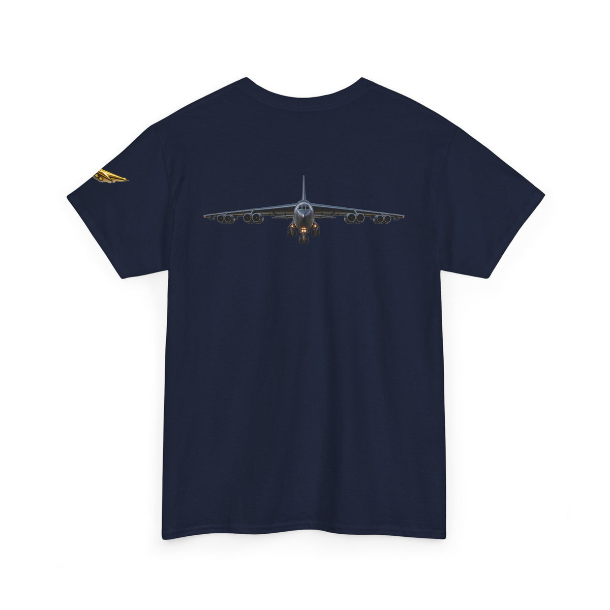 Bomber Jet Backprint T-Shirt — Military Aircraft Vintage Aviation Tee