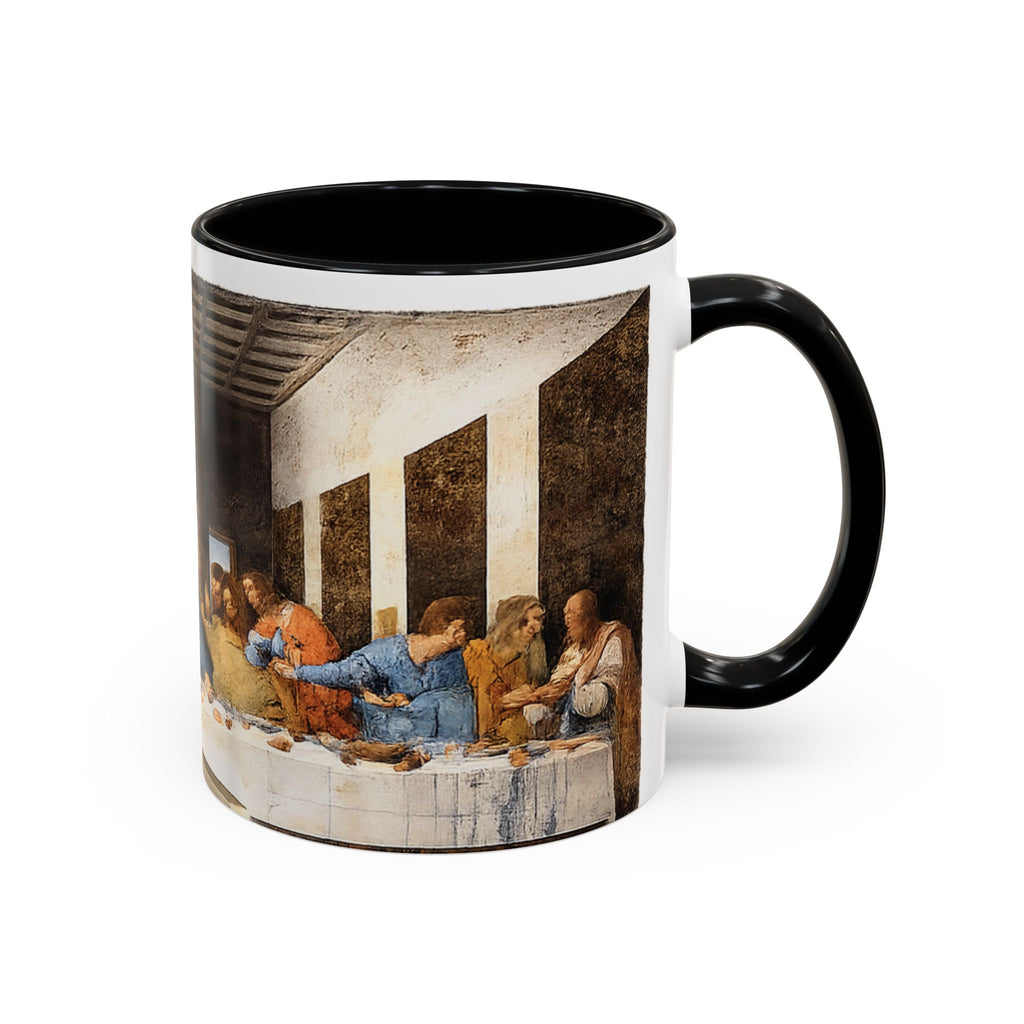 Last Supper Accent Coffee Mug — Religious Art Ceramic Coffee Cup (11/15oz)