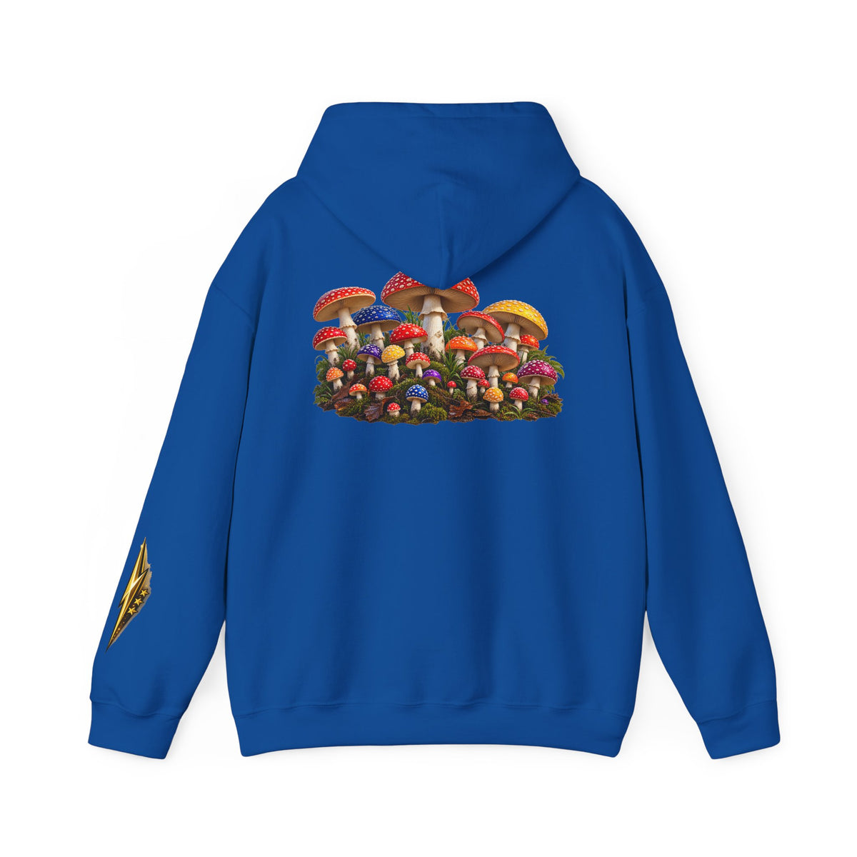 Mushroom Hoodie — Vintage Fly Agaric Fungi Graphic Pullover