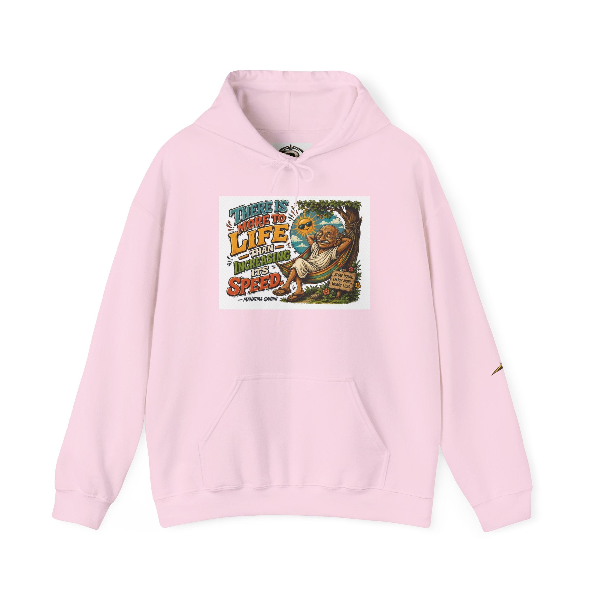 Sloth Life Hoodie — "There Is More to Life Than Speed" Relaxed Pullover
