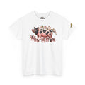 Pig Mama Graphic Tee — Floral Crowned Sow & Piglets Casual T-Shirt