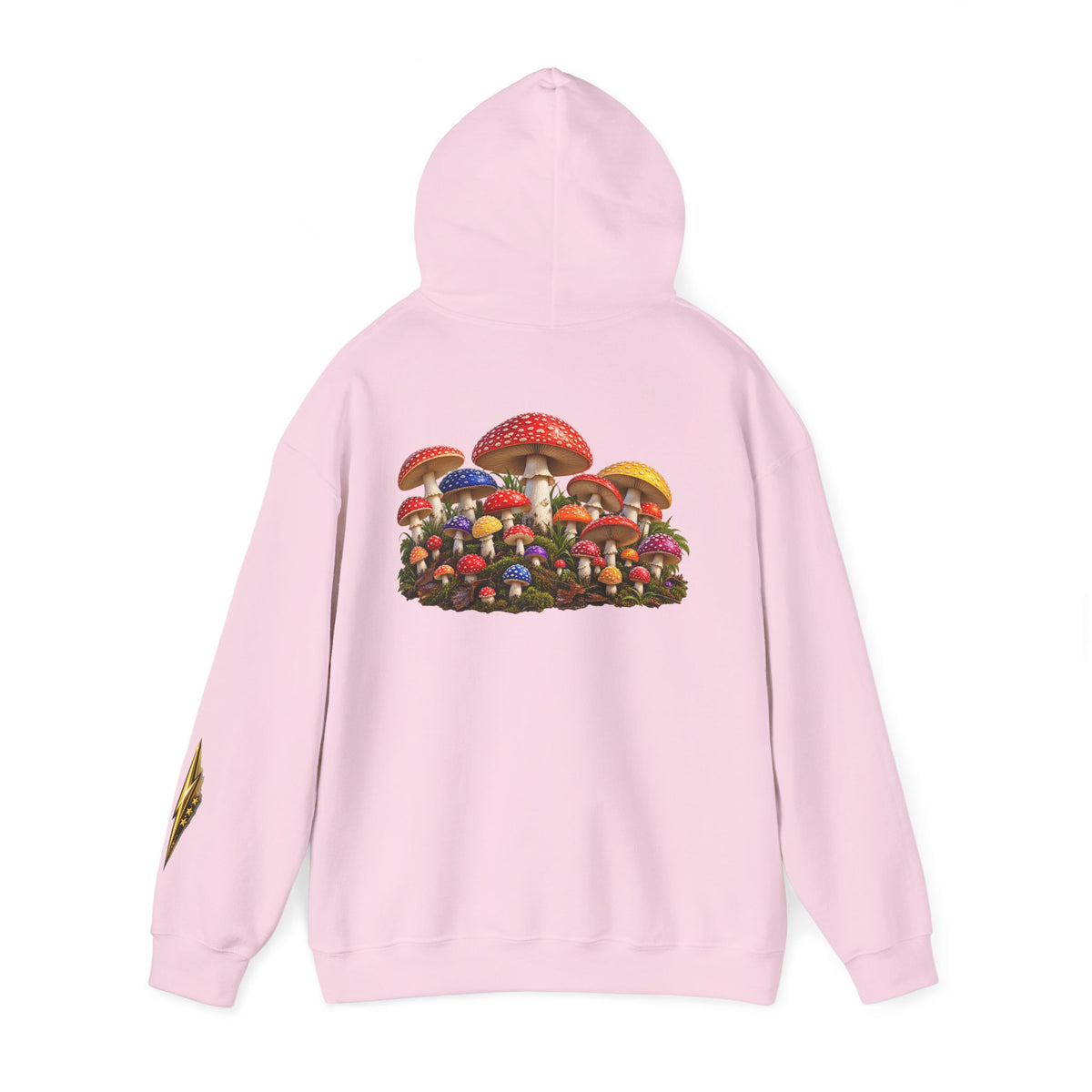Mushroom Hoodie — Vintage Fly Agaric Fungi Graphic Pullover