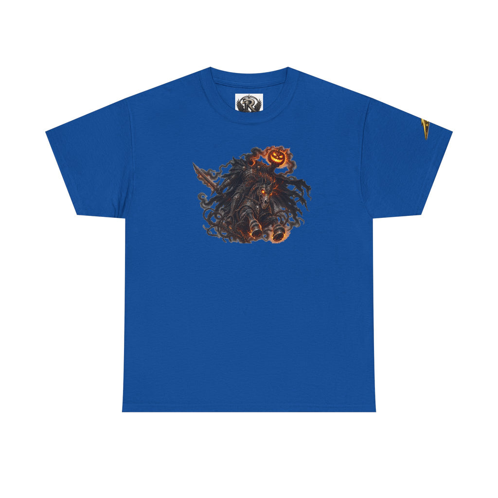 T-Shirt — Gothic Pumpkin Skull Graphic Tee (Halloween Horror Vibe)
