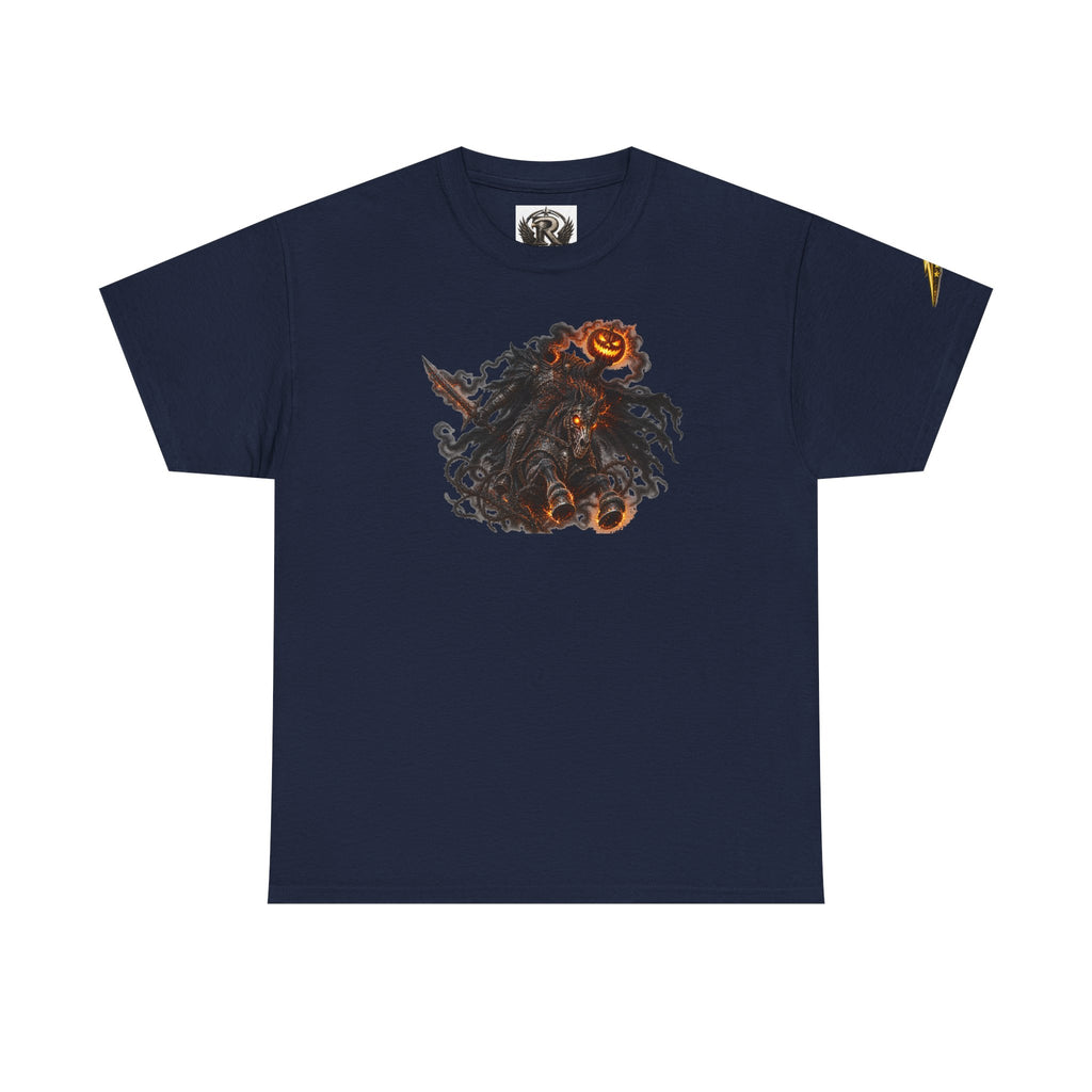 T-Shirt — Gothic Pumpkin Skull Graphic Tee (Halloween Horror Vibe)