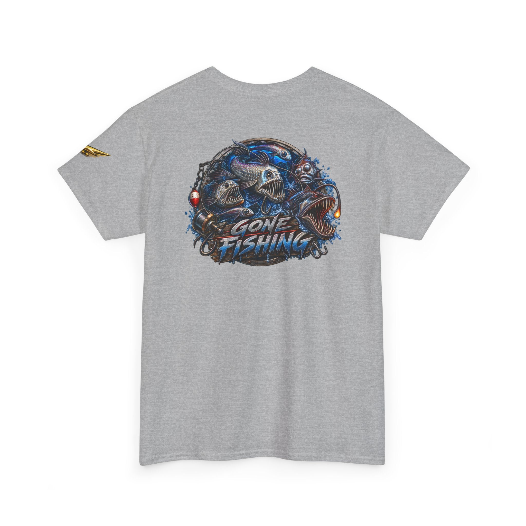 Fishing Tee — "Gone Fishing" Graphic T-Shirt