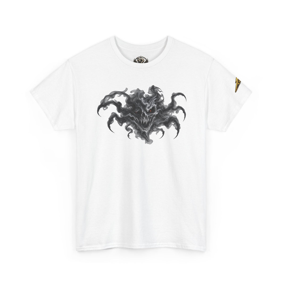 Horror Ink Creature T‑Shirt — Dark Octopus Chest Graphic Tee