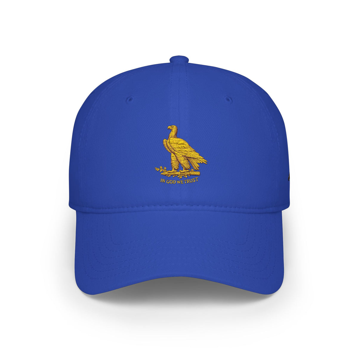 Low Profile Cap with Gold Eagle Embroidery — Patriot Vintage Baseball Hat