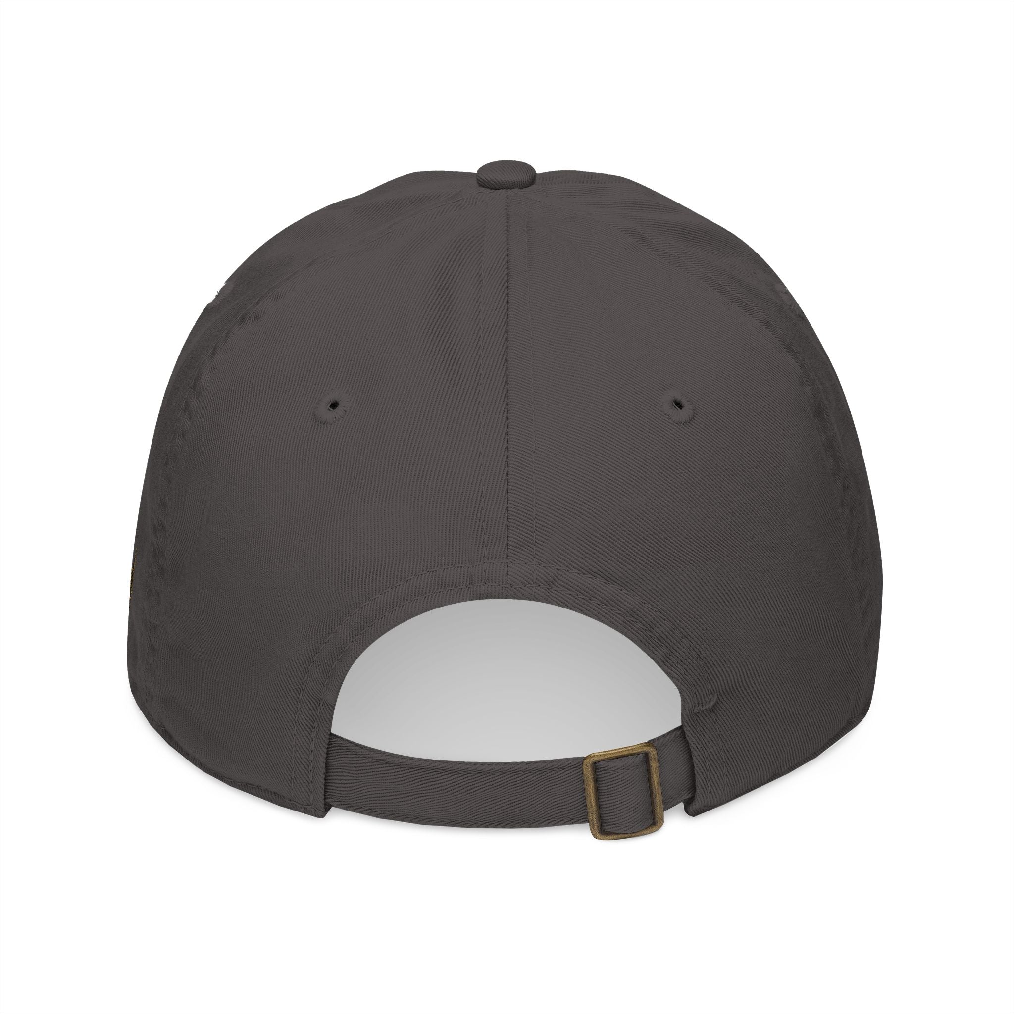 Embroidered Shield Baseball Cap – Organic Cotton, Vintage Crest Design