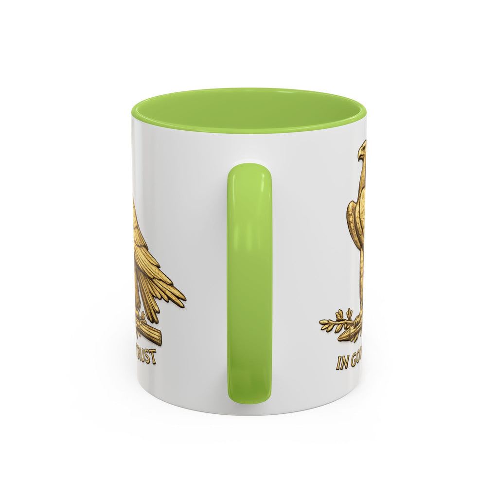 Gold Eagle "In God We Trust" Accent Coffee Mug