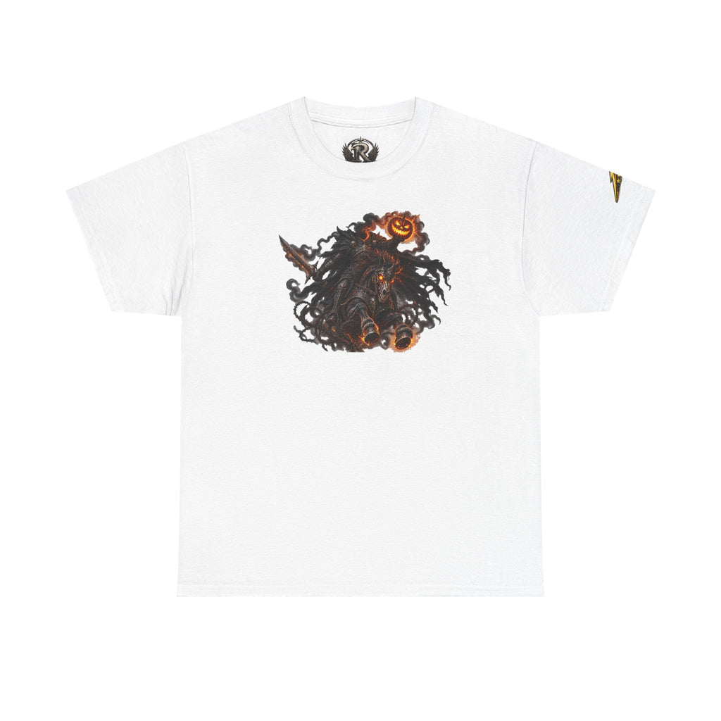 T-Shirt — Gothic Pumpkin Skull Graphic Tee (Halloween Horror Vibe)