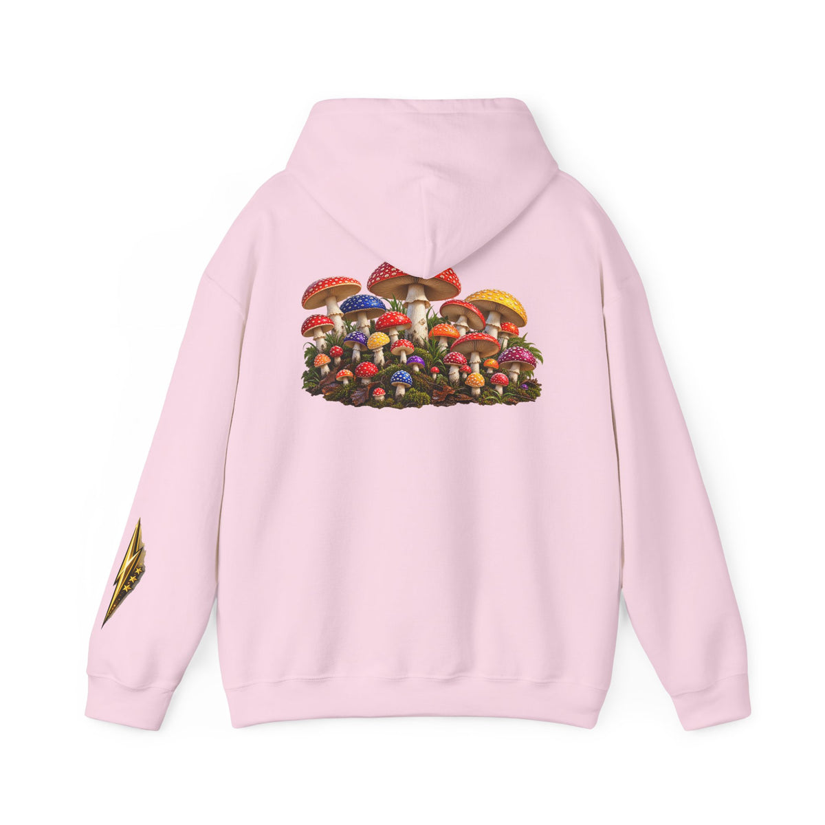 Mushroom Hoodie — Vintage Fly Agaric Fungi Graphic Pullover