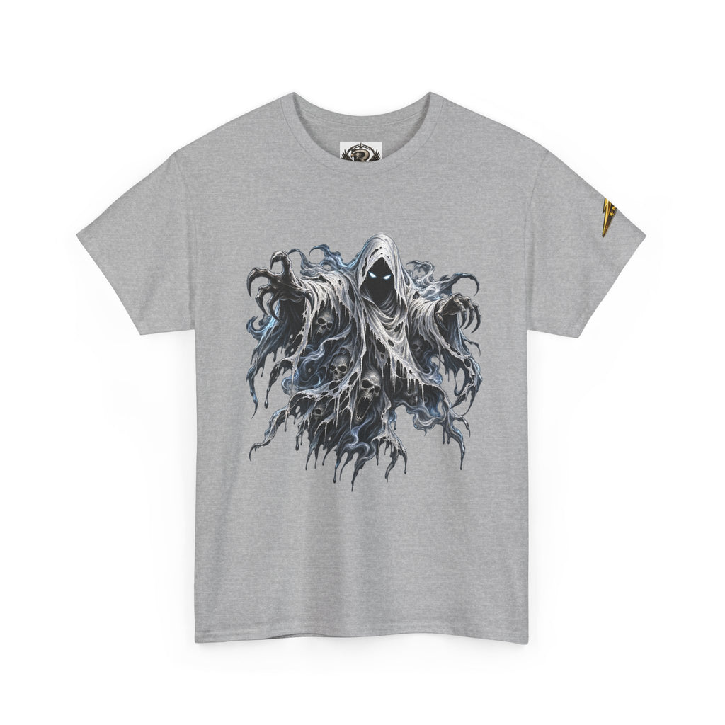 Ghostly Reaper Graphic Tee — Dark Grunge Horror T‑Shirt
