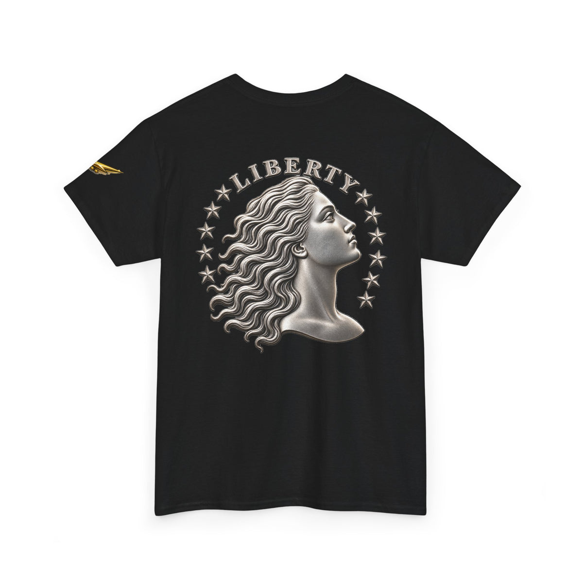 Liberty Coin Profile Tee — Vintage Liberty Head Graphic T-Shirt