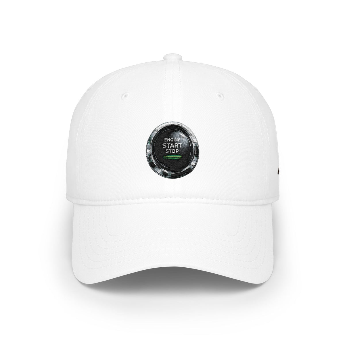 Low Profile Baseball Cap Start Stop— Casual Dad Hat