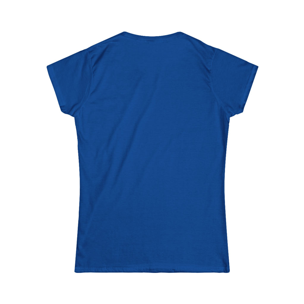 Women's Softstyle Tee — 'Eyes Up Here' Minimal Graphic Shirt