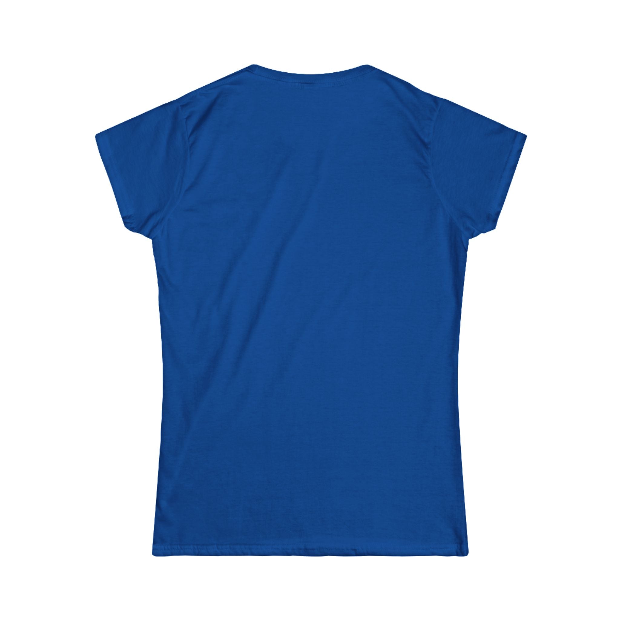Women's Softstyle Tee — 'Eyes Up Here' Minimal Graphic Shirt