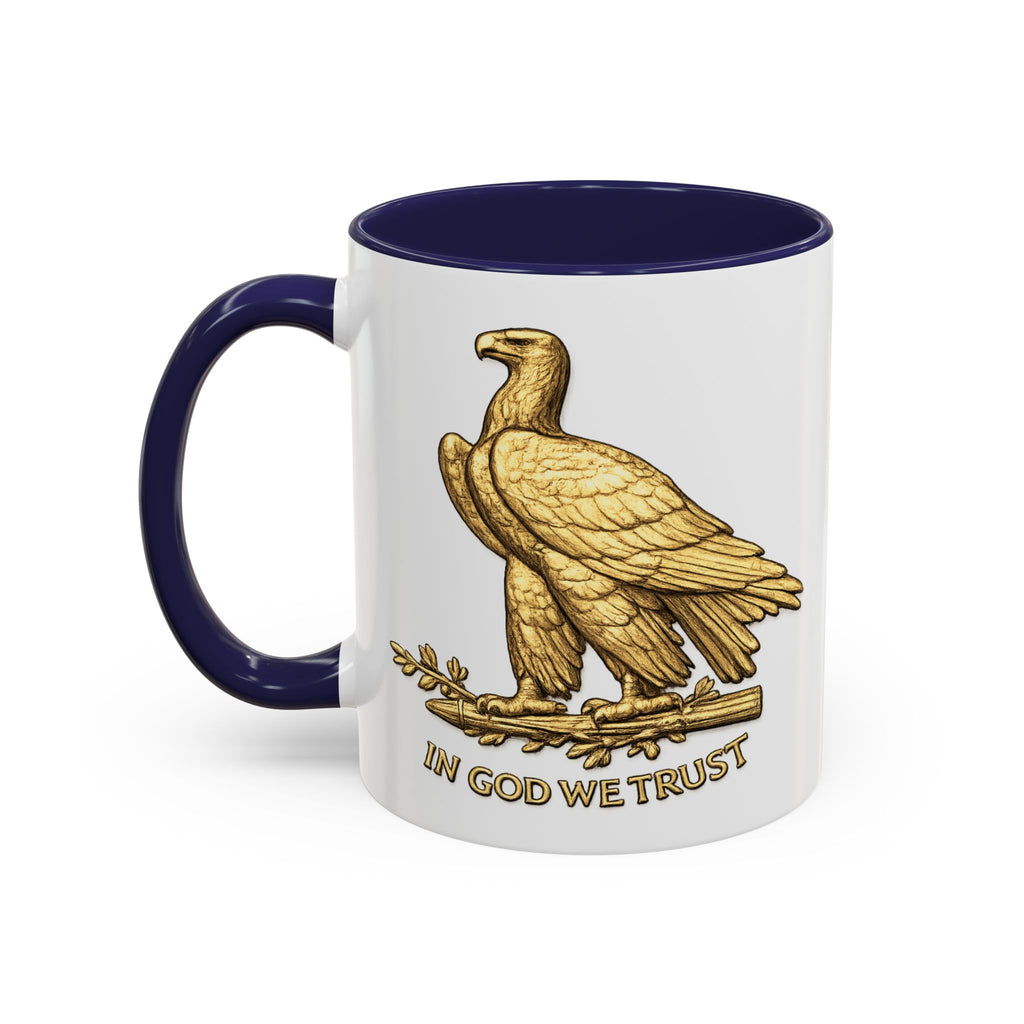 Gold Eagle "In God We Trust" Accent Coffee Mug
