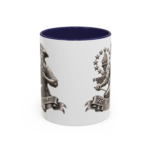 250th Anniversary USA Drum-Major Accent Coffee Mug