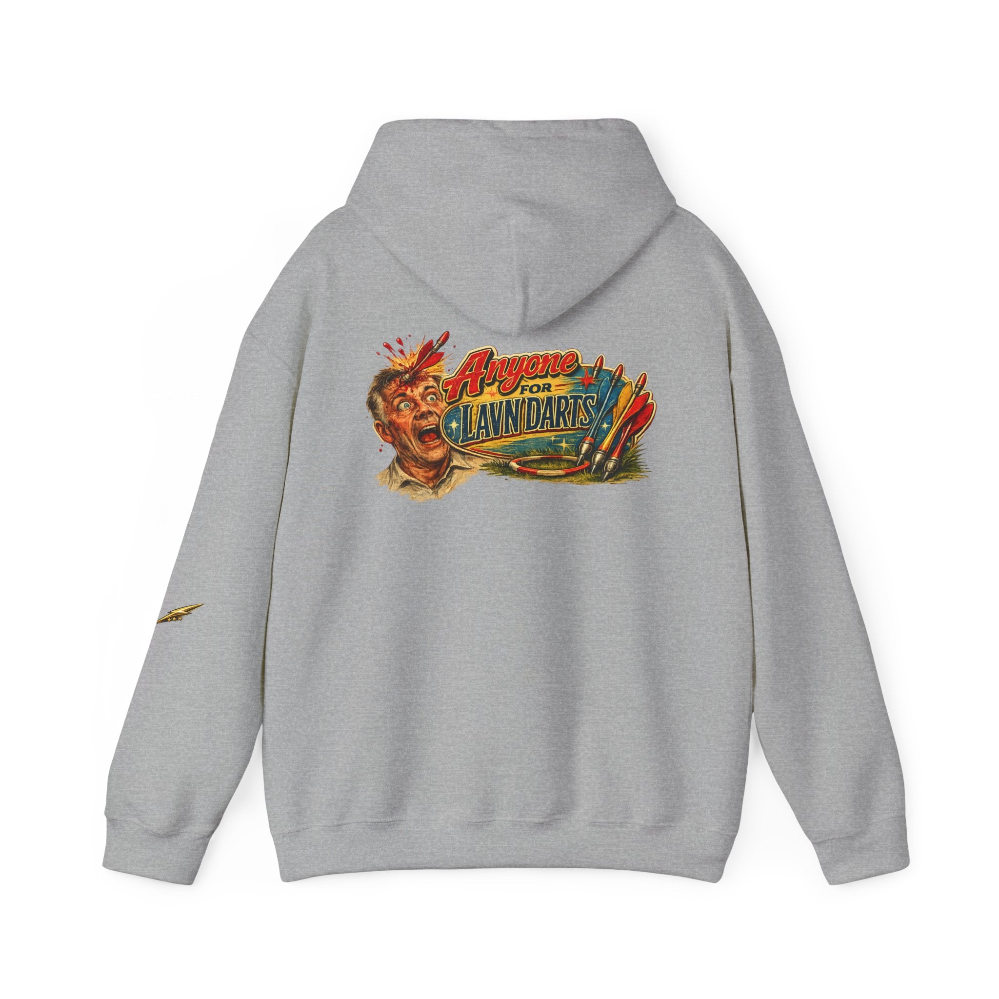 Hoodie - Awesome Lawn Darts Vintage Graphic Hoodie