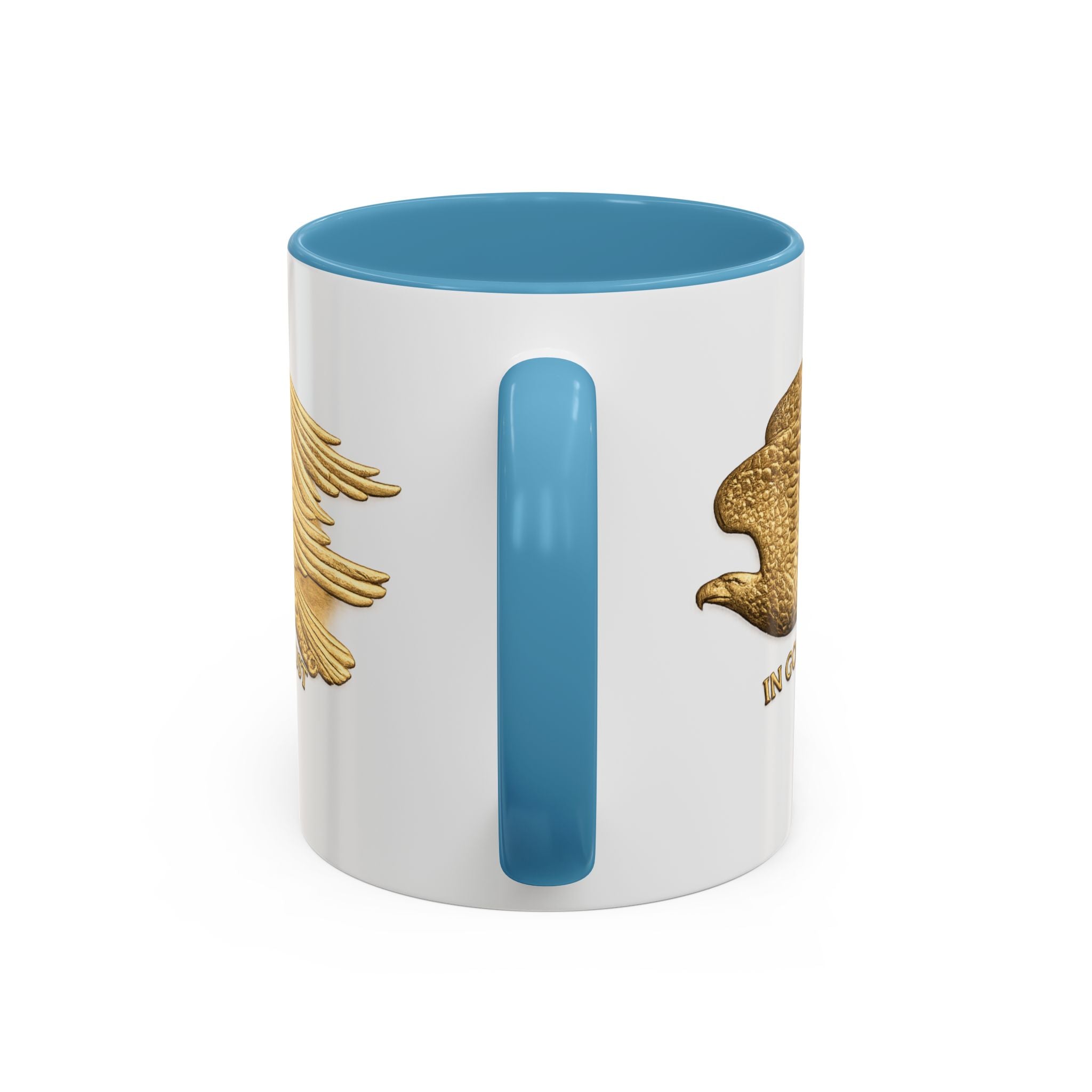Gold Eagle "In God We Trust" Accent Coffee Mug
