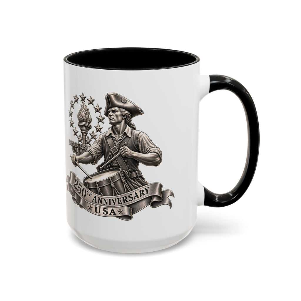 250th Anniversary USA Drum-Major Accent Coffee Mug