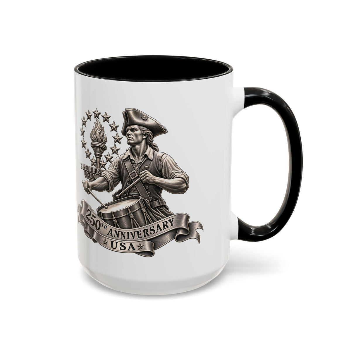 250th Anniversary USA Drum-Major Accent Coffee Mug