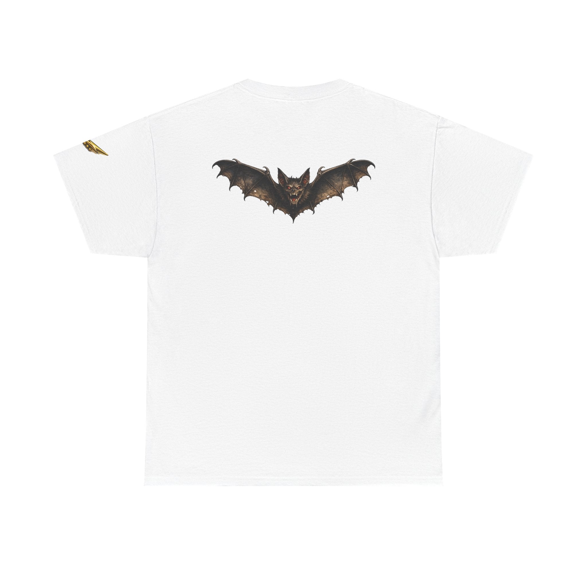 Bat Graphic Tee — Gothic Bat Back Print T-Shirt