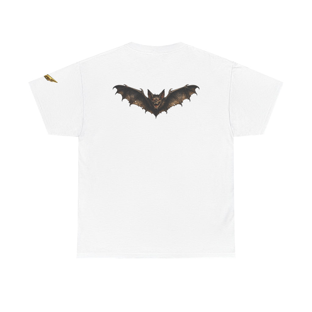 Bat Graphic Tee — Gothic Bat Back Print T-Shirt