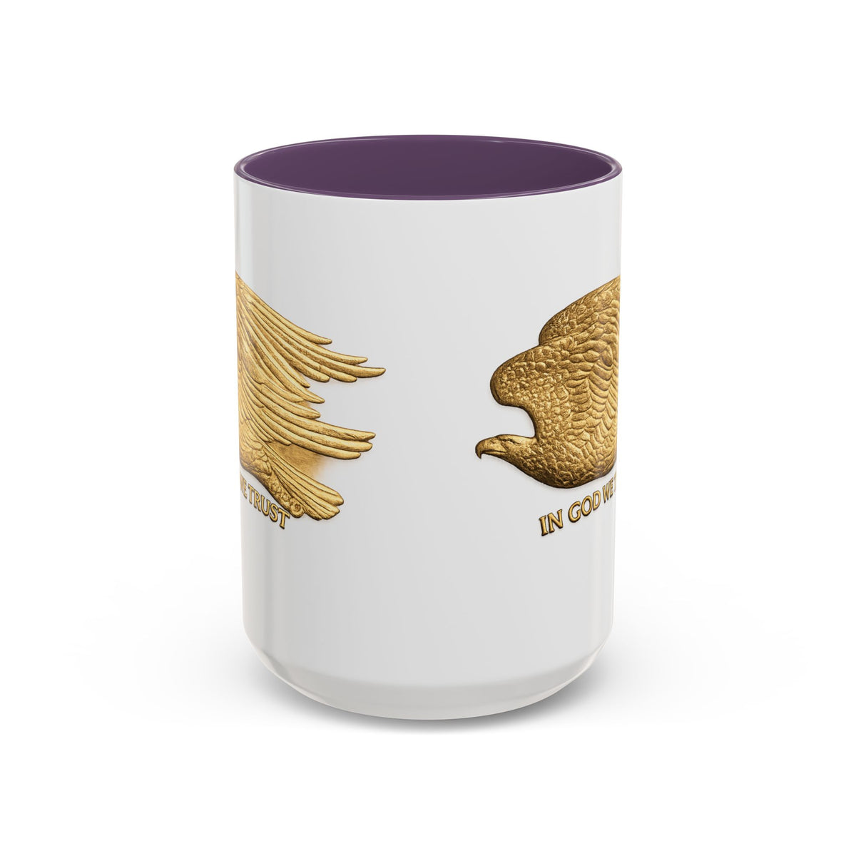 Gold Eagle "In God We Trust" Accent Coffee Mug