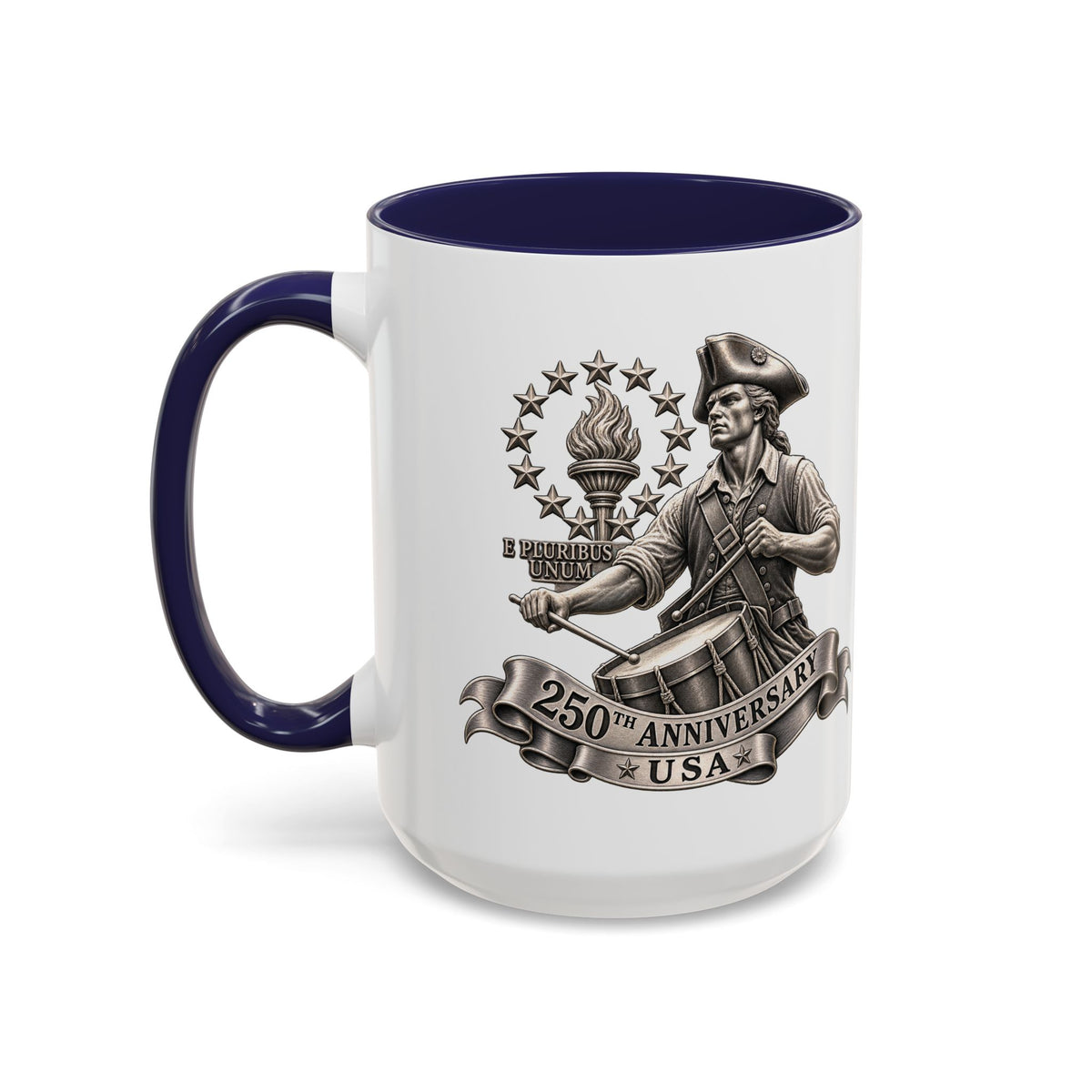 250th Anniversary USA Drum-Major Accent Coffee Mug