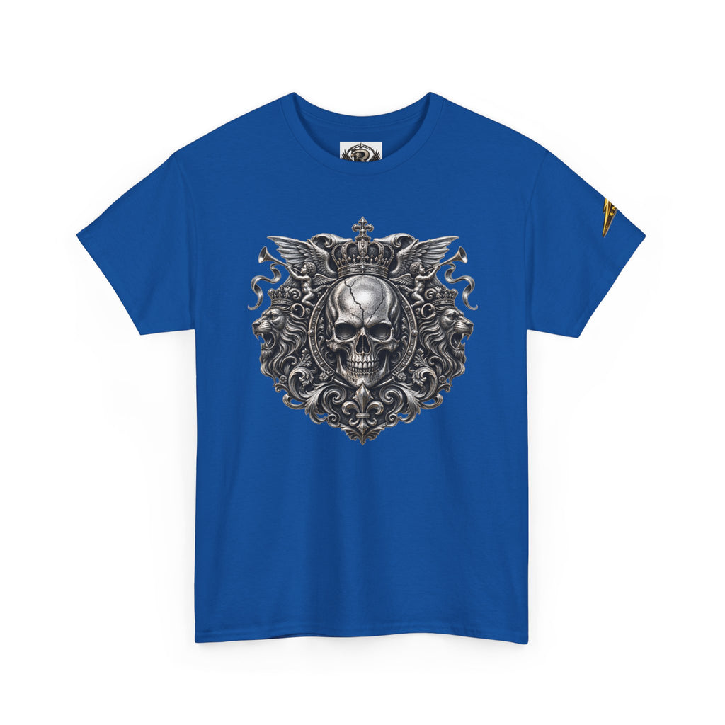 Skull Crest Tee – Gothic Crowned Skull Graphic T-Shirt