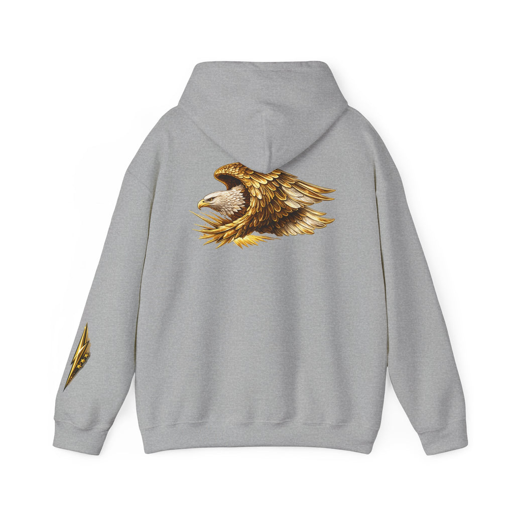 Eagle Wings Hoodie — Golden Bald Eagle Graphic Pullover