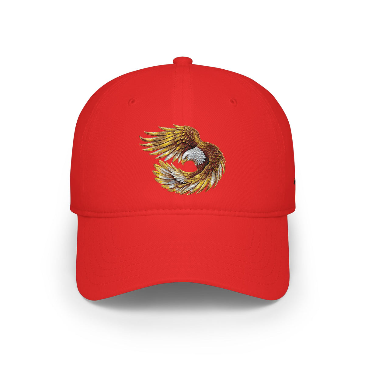 Embroidered Golden Eagle Baseball Cap — Low Profile Cap