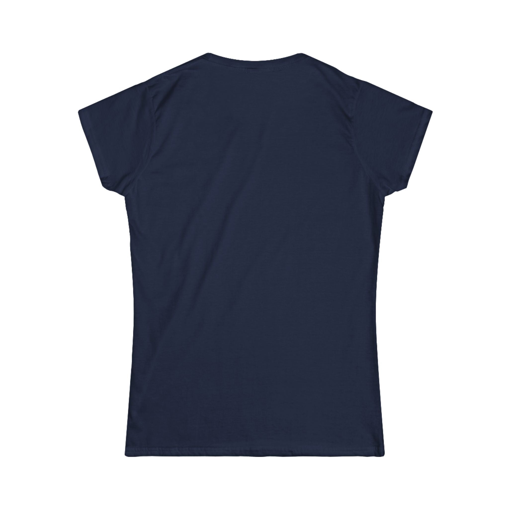 Women's Softstyle Tee — 'Eyes Up Here' Minimal Graphic Shirt
