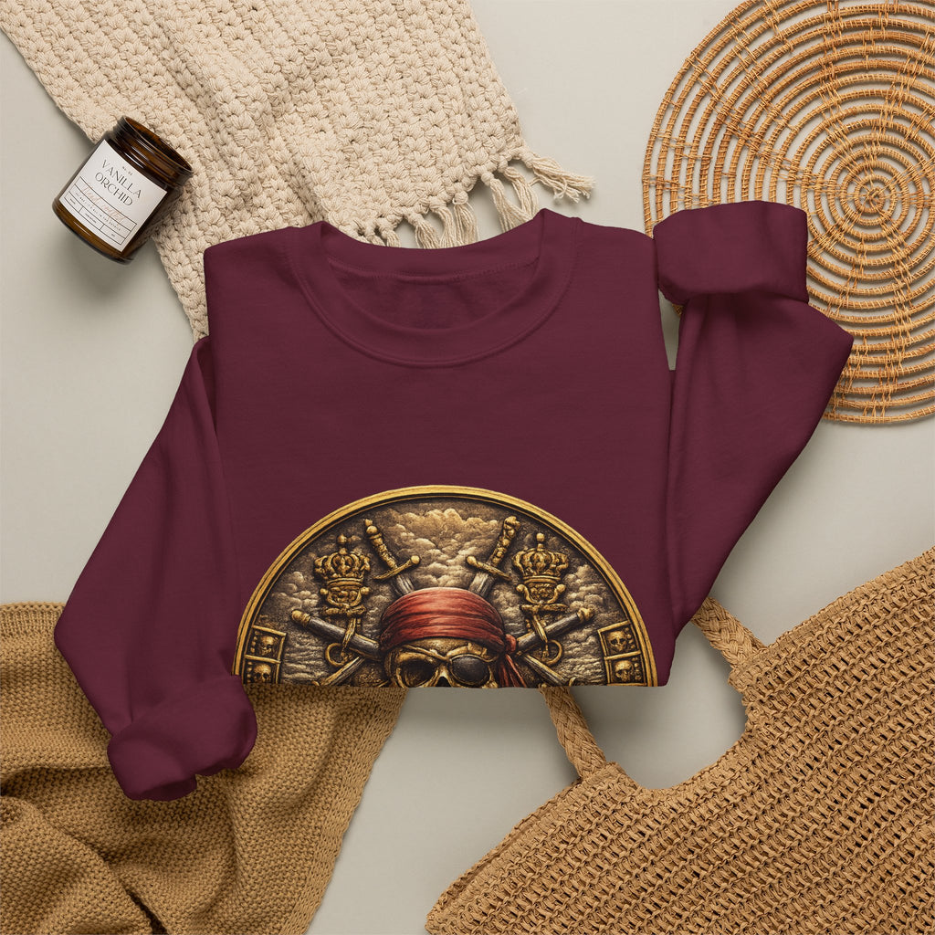 Pirate Skull Coin Crewneck Sweatshirt