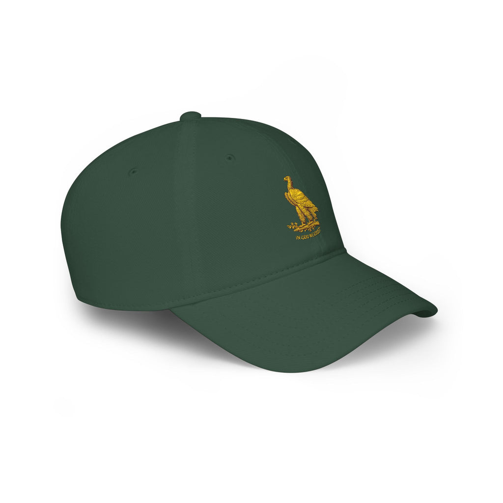 Low Profile Cap with Gold Eagle Embroidery — Patriot Vintage Baseball Hat