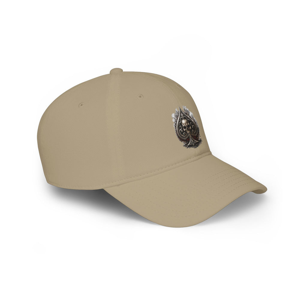 Skull Ace Embroidered Baseball Cap